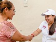 Promete Silvia Dzul seguridad y mejor servicio de agua potable en Villas del Sol