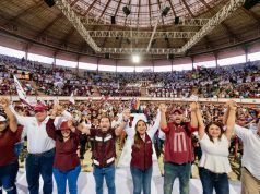 Reúne Mara Lezama a cerca de 5 mil militantes de Morena en Plaza de Toros de Cancún