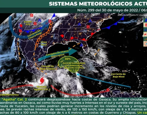 Se espera que continúen las lluvias fuertes para Quintana Roo