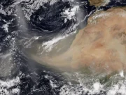 Nube de polvo del Sahara se mueve hacia Quintana Roo
