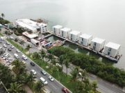 Denuncia Grupo del Mayab construcción de palafitos en Laguna Bojórquez