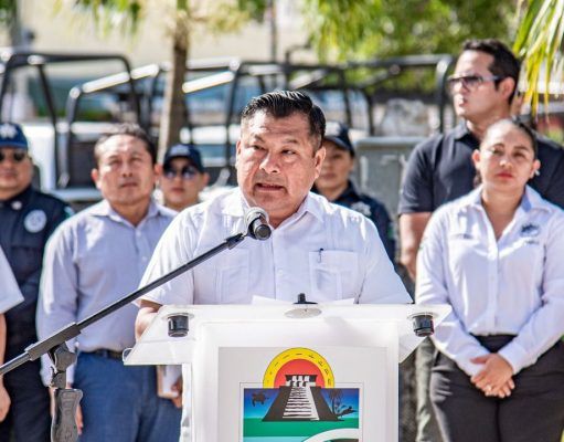 Tulum | Ayuntamiento rinde honores a policías caídos en el cumplimiento de su deber