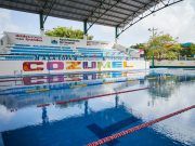 Inician trabajos para rehabilitar la alberca municipal de Cozumel