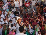 Inicia Mara Lezama gira de agradecimiento en Cozumel