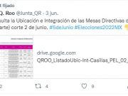 Ubica tu casilla para votar en QRoo