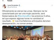 “Los triunfalismos anticipados denotan desesperación”: Laura Fernández