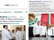 Jaguar Negro | Ricalde y dos twits para la posteridad: Del villano y el gusano a la foto incómoda