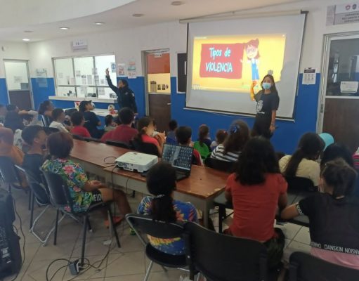 Con «Corazones de esperanza» fortalecen vínculo de la policía con la niñez y adolescencia de BJ