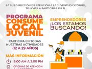 Invitan a participar en programa «Consume local juvenil 2022»