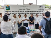 Dota gobierno de Marciano Dzul de medicamentos, materiales y equipos médicos a 11 casas de salud