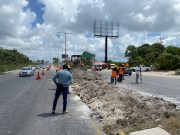 Piden transportistas que obras en el boulevard Colosio sean en la noche