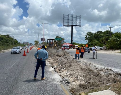 Piden transportistas que obras en el boulevard Colosio sean en la noche