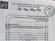 Congreso | Ingresó Hugo Alday documento de baja en cámara federal de diputados