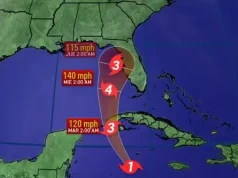 Prevén lluvias en la Península de Yucatán por huracán Ian