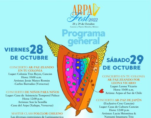 Se vestirá de gala Puerto Morelos con el ArpaFest 2022