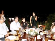 Asiste Blanca Merari a cena con causa, para la conclusión de la UBR de Leona Vicario