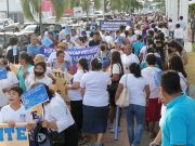 Se manifiestan en Chetumal por la libertad religiosa y en contra de la despenalización del aborto
