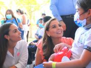 Mara y Ana Paty supervisan vacunación pediátrica