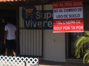 Protestan vecinos de Pok Ta Pok contra PDU de Benito Juárez
