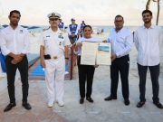 Encabeza Blanca Merari izamiento «Blue Flag» en Playa Sol
