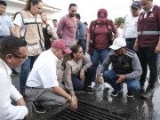 Supervisa Mara Lezama trabajos de limpieza y desazolve de pozos preventivos por tormenta tropical “Lisa”