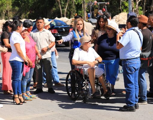 Lili Campos supervisó avances de la Diagonal 65, que incluye ciclovía y conecta importantes vialidades