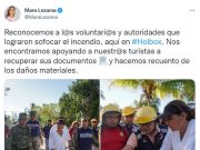 Tranquiliza a AMLO la presencia de Mara en Holbox