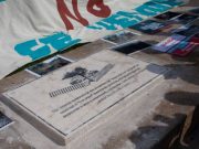 Colocan ambientalistas antimonumento del Tren Maya en Paseo de la Reforma