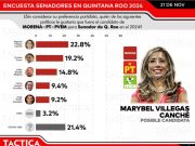 Senado 2024 | Encabeza Marybel Villegas encuestas