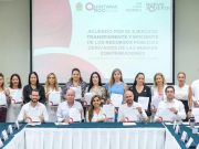 Empresarios firman con Mara acuerdo solidario para saldar deuda económica y social de QRoo