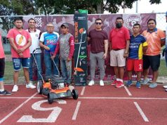Unen esfuerzos liga de futbol infantil y gobierno municipal para adquirir podadora y desbrozadora