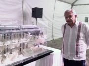 Confirma AMLO que Tren Maya en la zona de Tulum será elevado por cavernas y ríos subterráneos