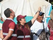 Lleva gobierno de Yensunni iluminación a fraccionamiento Marsella