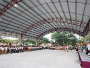 Juanita Alonso entrega domo de usos múltiples a escuela secundaria de Cozumel