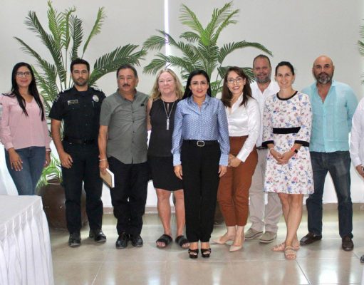 Recibe Blanca Merari a los cónsules de Estados Unidos, Canadá y Gran Bretaña