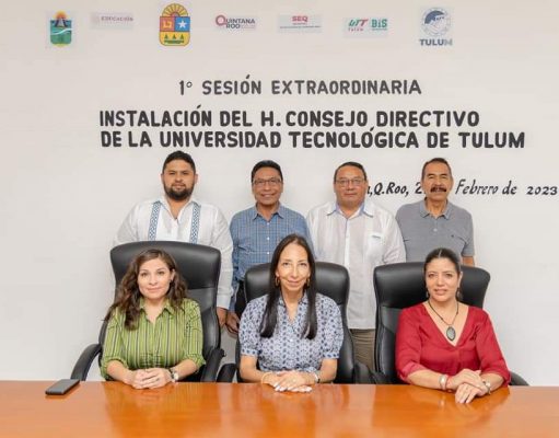 Instalan Consejo Directivo de la nueva Universidad Tecnológica de Tulum