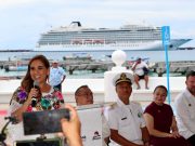 Muelle de Cozumel detonante económico y modelo de conectividad, gracias a su gente: Mara Lezama