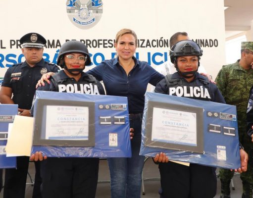 Refuerzan seguridad con más policías preparados