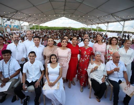 Exitosa edición de Bodas Colectivas, contraen matrimonio 402 parejas de BJ