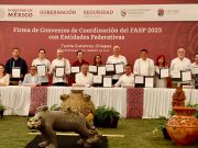 Firma Mara Lezama convenios para fortalecer la construcción de la paz en Quintana Roo