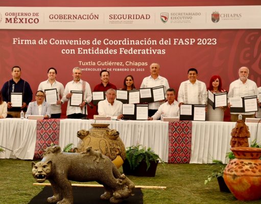 Firma Mara Lezama convenios para fortalecer la construcción de la paz en Quintana Roo