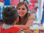 Mara Lezama entrega salón de usos múltiples en Jardín de Niños “Pedro de Gante”