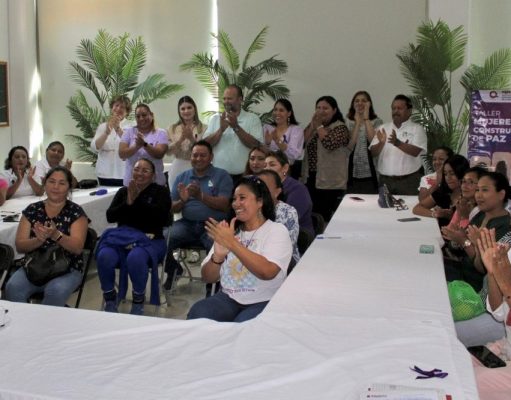 Se suman mujeres de Puerto Morelos a la construcción de la paz en Quintana Roo