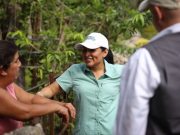 Escucha Blanca Merari solicitudes de vecinos de Leona Vicario