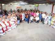 Convive Blanca Merari con mujeres croquistas de Puerto Morelos