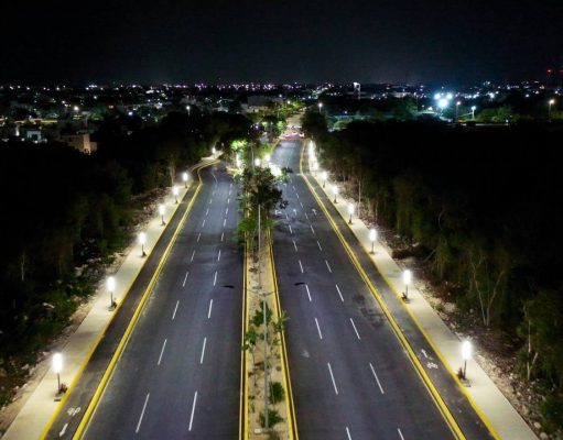 Solidaridad brilla con iluminación renovada