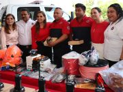 Con 21 millones de pesos de inversión, fortalecen y equipan a bomberos de Cancún