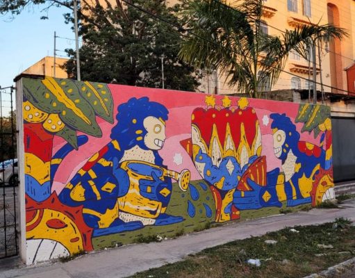 Avanza creación de murales ambientales en centro de Cancún