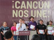 Resalta Ana Paty Peralta a primeros pobladores «Cancún Nos Une»