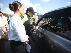 Vigila Ana Paty Peralta procedimientos de Alcoholímetro en simulacro